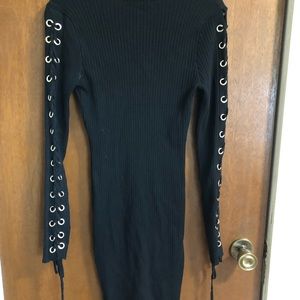 Urban Outfitters Black Bodycon Dress-SALE